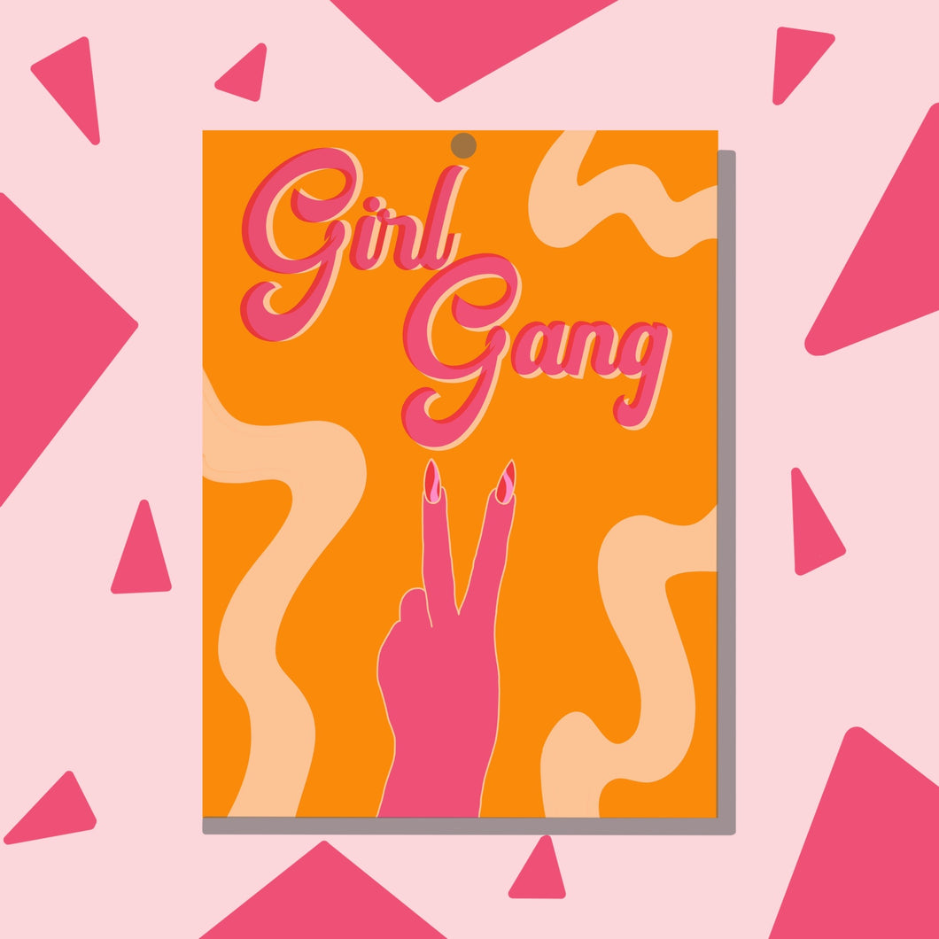 Girl Gang A4 Print