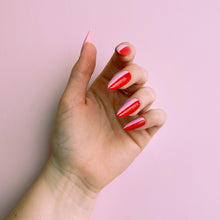 Load image into Gallery viewer, 50 // 50 Pink &amp; Red Press On Nails
